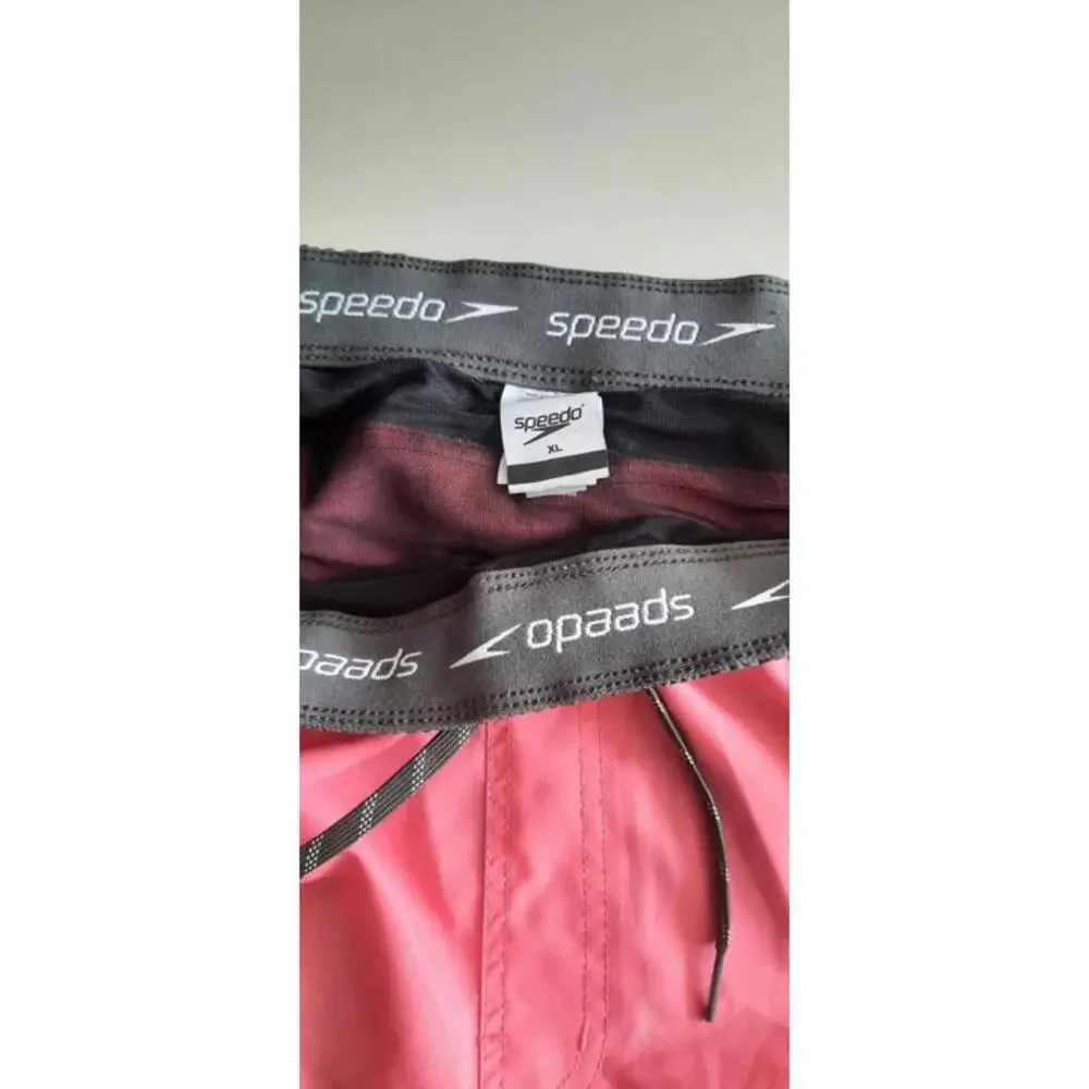 Speedo‎ Swim Trunks Men's Coral Comfort With Pocket Logo Size XL